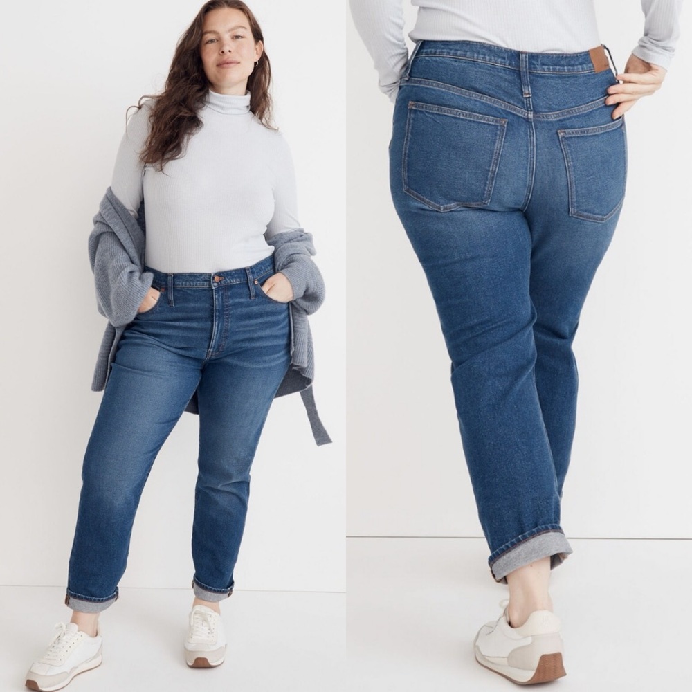 Madewell The High-Rise Slim Boyjean in Twyford Wash size 31